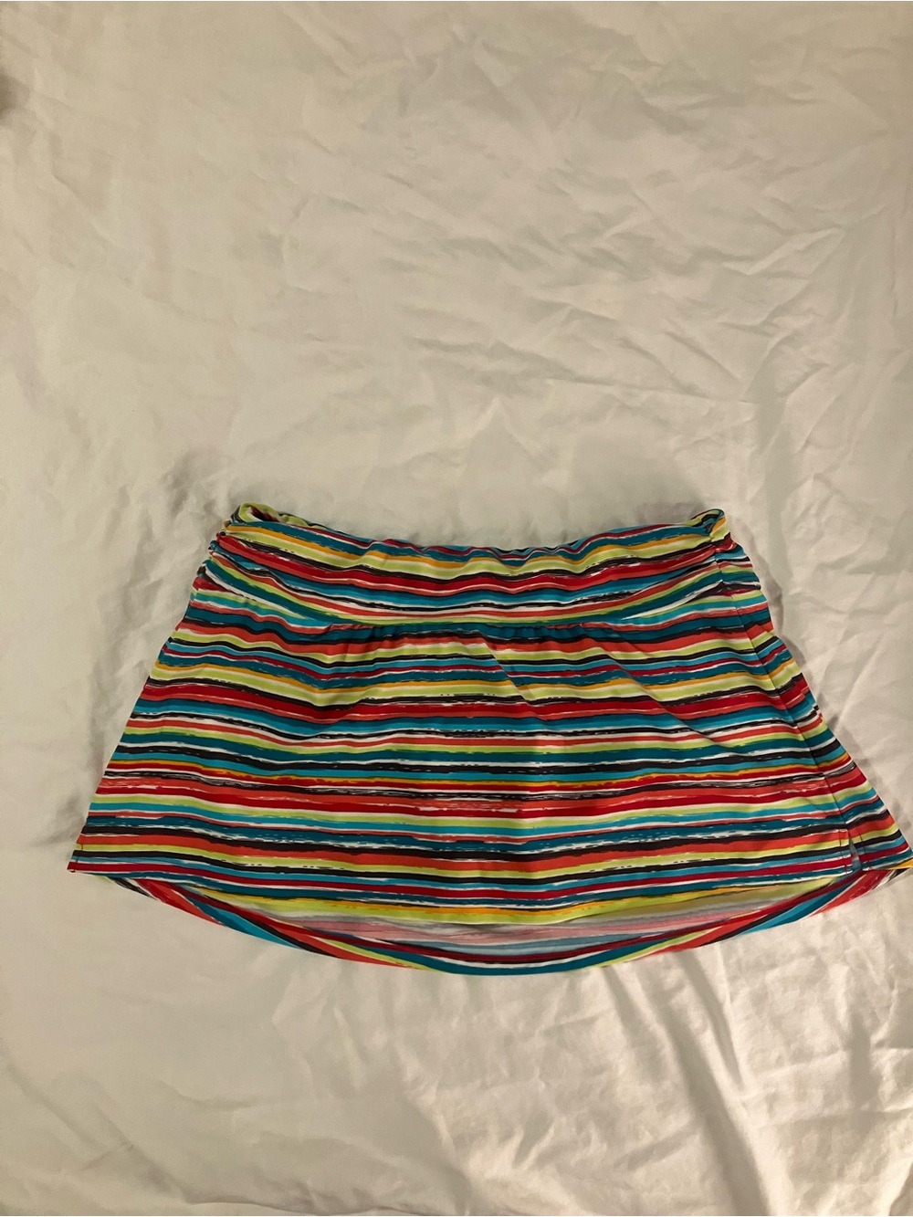 Athleta Striped Multicolor Women’s Swim Skirt
